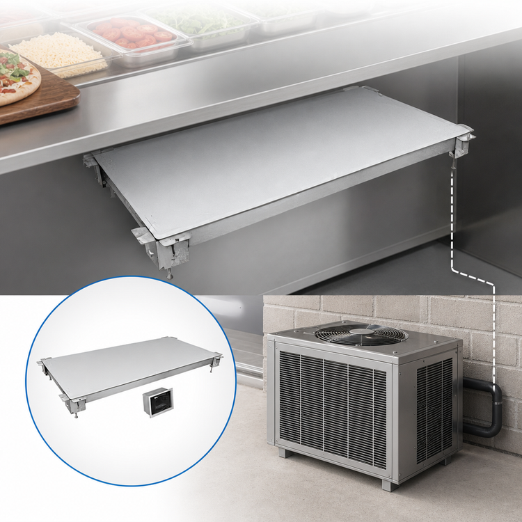 Product image #3 for Hatco 36-Inch x 24-Inch Undermount Cold Shelf for Remote Refrigeration