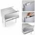 Thumbnail image #3 for Krowne Royal Series Single 34-Inch Stainless Steel Speed Rail Locking Cover