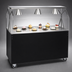 Thumbnail image #3 for Vollrath 2-Series Affordable Portable 46-Inch Stainless Steel Utility Station with Open Storage Base and Buffet Breath Guard