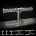 Thumbnail image #3 for Glastender Pipe Tee Countertop Draft Dispensing Tower, 10 Faucets, Air-Cooled, Stainless Steel, Mirror Finish