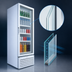 Thumbnail image #3 for Beverage-Air Marketeer MT23-1W 1-Section Glass Door Refrigerated Merchandiser, 19.2 Cu. Ft., White