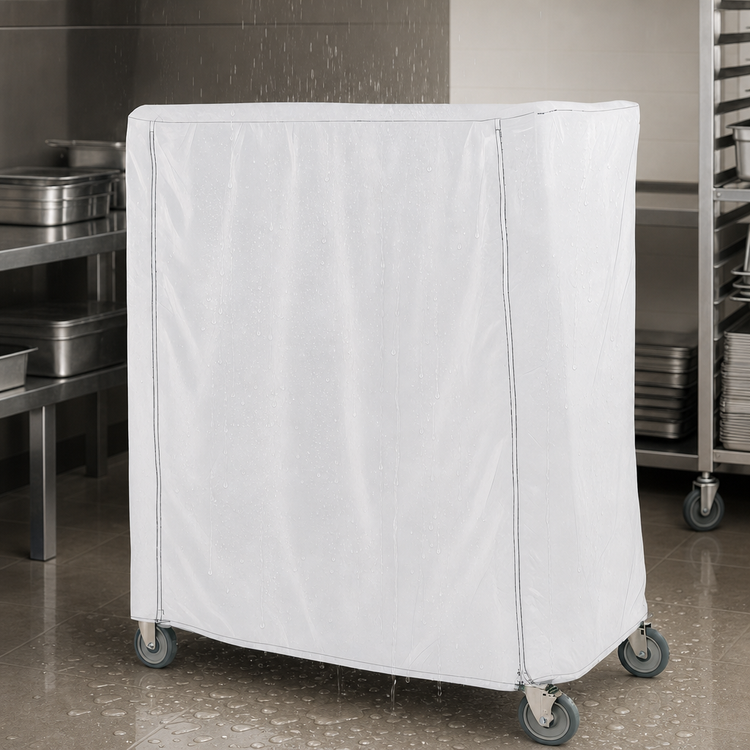 Product image #3 for Metro Waterproof Vinyl-Nylon Coated Queen Mary & Banquet Cart Cover, 36 x 18 x 62 Inches