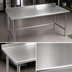 Thumbnail image #3 for Eagle Deluxe Series Commercial Stainless Steel Work Table, 72 x 24 Inches, with Rear Up-Turn