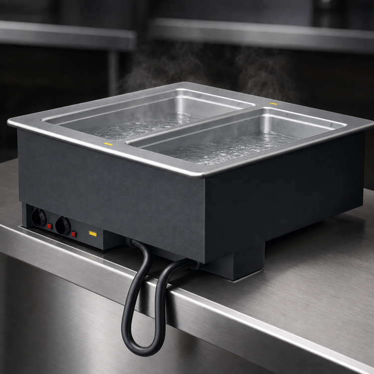 Product image #3 for Vollrath Two-Well Drop-In Electric Hot Food Well Unit, Wet Operation, Thermostatic, 240V