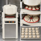 Thumbnail image #3 for Erika Record Baking Equipment ER-7/70-A Fully Automatic 20-Part Dough Divider/Rounder, 2.5-7.1 oz Portions, 6,500-10,800 Pieces/Hour