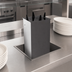 Thumbnail image #3 for Atlas Metal Heated Drop-In Oval Platter Dispenser with Enclosed Frame, Stainless Steel