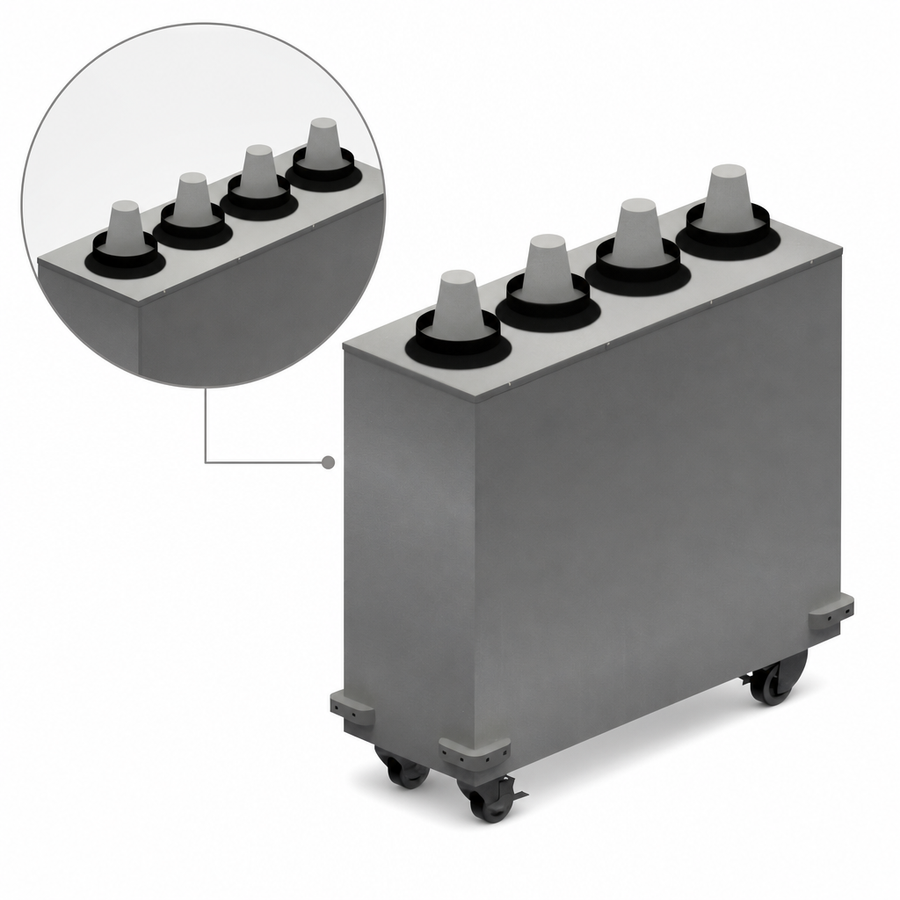 Four Inline Dispensers