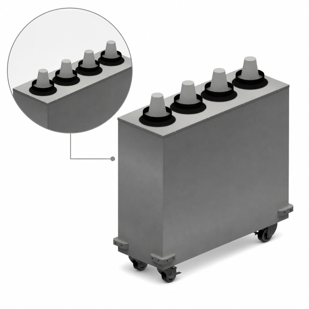 Four Inline Dispensers