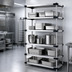 Thumbnail image #3 for Quantum 54-Inch x 21-Inch x 63-Inch Solid Stainless Steel Shelving Starter Kit