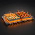 Thumbnail image #3 for Hatco Glo-Ray Free-Standing Heated Shelf, 36 Inch W x 19-1/2 Inch D, 120V