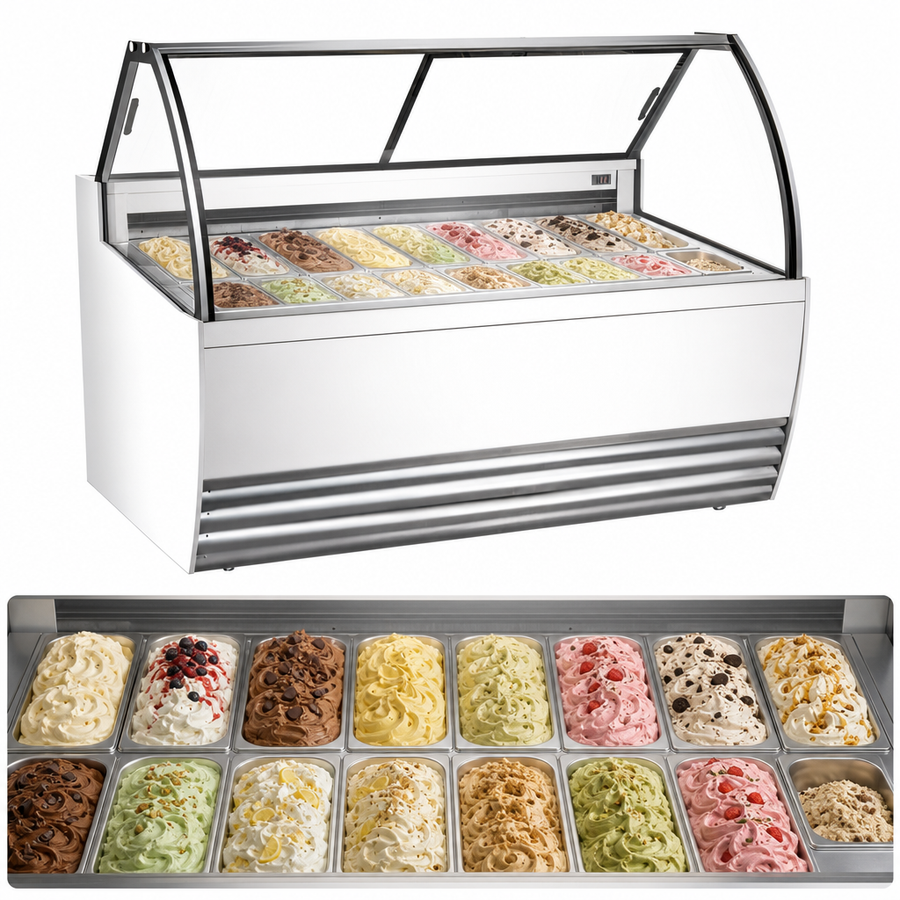 13-Pan Gelato Capacity