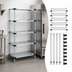 Thumbnail image #3 for Quantum Stationary Solid Shelving Starter Kit, 36 x 14 x 54 Inches, 5 Shelves