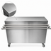 Thumbnail image #3 for BK Resources SECT-2460 60-Inch Stainless Steel Serving Counter with 12-1/2-Inch Drop Shelf