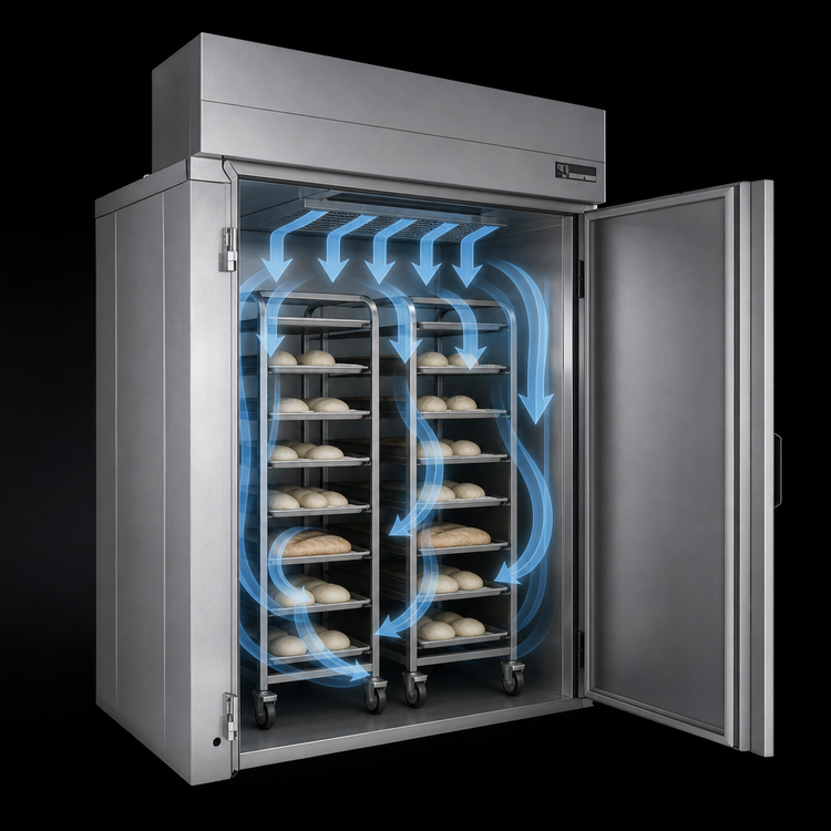 Product image #3 for Baxter RPW2S Double Wide Roll-In Retarder/Proofer Cabinet, 60.5-Inch Deep, Floor Model, Electric Heat, Remote R448A Refrigeration