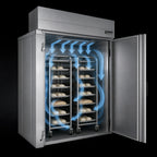 Thumbnail image #3 for Baxter Manufacturing RPW2S-60.5"D-FL Double-Wide Roll-In Retarder/Proofer Cabinet, Stainless Steel, Digital Controls, Remote Refrigeration