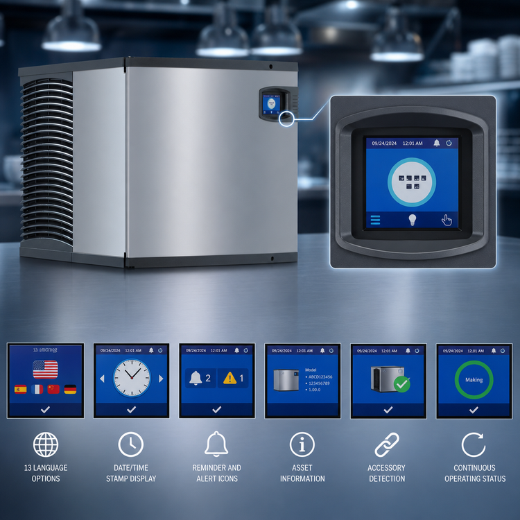 Product image #3 for Manitowoc Indigo NXT IRT0620A Air-Cooled Self-Contained Regular Dice Cube Ice Maker