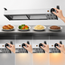 Thumbnail image #3 for 48-Inch Stainless Steel Unlighted Strip Heat Lamp Food Warmer