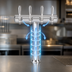 Thumbnail image #3 for Havana 1-Column Countertop Glycol-Cooled Draft Beer Tower, 4 Faucets, Chrome Finish