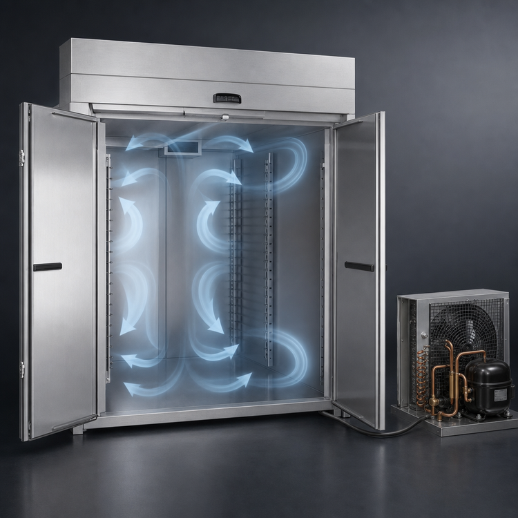 Product image #3 for Baxter RPW2E 120.5-Inch Deep Double Wide Roll-In Retarder/Proofer Cabinet with Remote Refrigeration