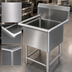 Thumbnail image #3 for John Boos Pro-Bowl 1-Compartment Stainless Steel Sink, 30 x 24 x 14-Inch Bowl, 10-Inch Backsplash