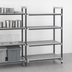 Thumbnail image #3 for Cambro Camshelving Elements XTRA 4-Tier Stationary Add-On Shelving Unit, 18