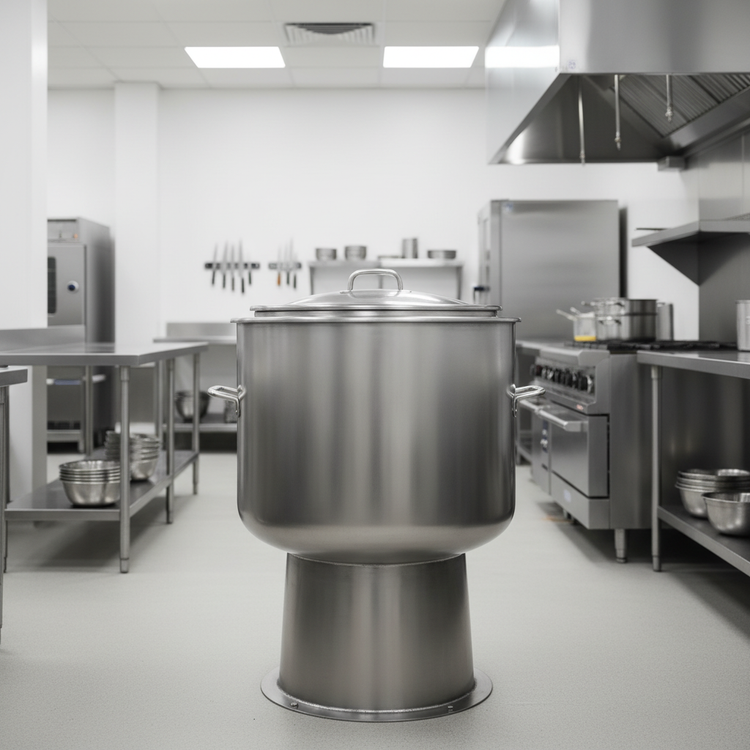 Product image #2 for Legion LSP-80 80-Gallon Stationary Direct Steam Kettle with Full Jacket