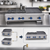 Thumbnail image #3 for Comstock-Castle 48-Inch Countertop Gas Char-Broiler/Griddle Combination with 24-Inch Griddle and 24-Inch Radiant Broiler
