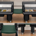 Thumbnail image #4 for Cambro Versa Food Bar™ Straight Cart Connector for Standard Height Food Bars and Work Tables, Kentucky Green