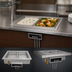 Thumbnail image #3 for Hatco Drop-In Insulated Heated Well with Drains for 2 Full-Size Pans