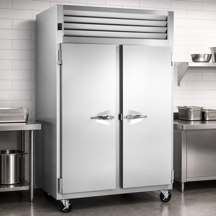 Product image #3 for Traulsen Spec-Line RLT232WUT-FHS Two-Section 58 Inch Wide Reach-In Freezer with Full-Height Solid Doors