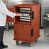 Thumbnail image #4 for Cambro Ultra Camcart HD Front-Loading Insulated Food Pan Carrier, 120 Qt., Brick Red