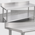 Thumbnail image #3 for Duke Deluxe 72-Inch x 36-Inch 16-Gauge Stainless Steel Work Table with 5-Inch Riser and Stainless Undershelf