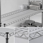 Thumbnail image #3 for Eagle Group QuadTruss 1430S 30"W x 14"D Stainless Steel QuadTruss Wire Shelf, 800 lb Capacity Case of 4