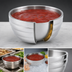Thumbnail image #3 for Vollrath Round Beehive Insulated Double-Wall Stainless Steel Serving Bowl, 0.75 Quart