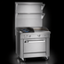 Thumbnail image #3 for Southbend Platinum 32-Inch Heavy Duty Gas Range with 2 Open Burners, 16-Inch Griddle, 1-Inch Plate and Cabinet Base