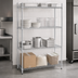 Thumbnail image #3 for Special Value Series Stationary 4-Shelf Wire Shelving Unit, 36 x 14 x 74 Inches, Chrome Finish