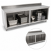 Thumbnail image #3 for John Boos Open Front Cabinet Base Work Table, 144W x 24D, 16-Gauge Stainless Steel Top with 5-Inch Backsplash