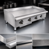 Thumbnail image #3 for APW Wyott Workline EG-36S 36-Inch Commercial Electric Countertop Griddle with Smooth Polished Steel Plate