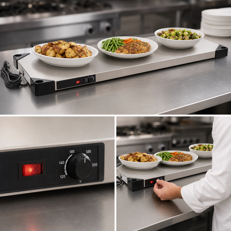 Product image #4 for Metro Super Erecta Hot 36-Inch x 14-Inch Countertop Heated Warming Shelf