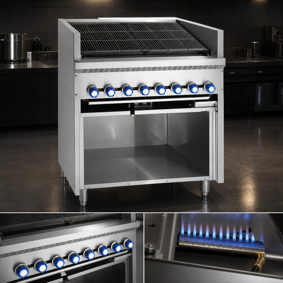 Eight Individually Controlled Burners