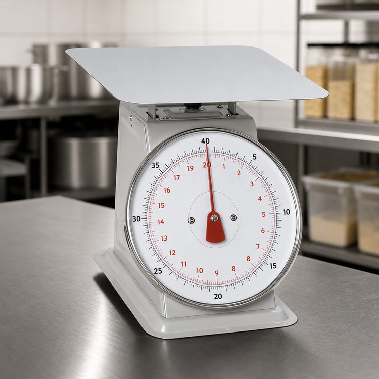 Product image #3 for Winco SCAL-840 Mechanical Receiving Scale with 8-Inch Fixed Dial, 40 lb Capacity