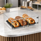 Thumbnail image #3 for Vollrath SBC12 1/2-Size Countertop Clear Acrylic Self-Service Pastry Display Case with Front Doors