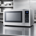 Thumbnail image #3 for Summit Commercial SCM853 Light-Duty Countertop Microwave Oven, 0.9 Cu. Ft., 900 Watts, Stainless Steel