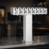 Thumbnail image #3 for Perlick Extra High Wide Base Countertop 10-Faucet Glycol-Cooled Draft Beer Tee Tower, Stainless Steel