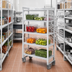 Thumbnail image #4 for Cambro Camshelving Premium High Density Mobile Starter Unit, 4-Shelf, 21 x 54 x 75-1/4 Inch, Vented, Speckled Gray