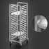 Thumbnail image #3 for Channel Manufacturing Stainless Steel Side-Load Full-Size Bun Pan Rack, 18-Pan Capacity