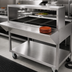 Thumbnail image #3 for ServeWell Fixed Customer-Side Plate Rest, 32 x 8 x 1 Inch, 300 Series Stainless Steel