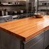 Thumbnail image #3 for Boos Block American Cherry Edge Grain Kitchen Countertop, 108 x 42 x 3 Inch, Varnique Finish