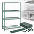 Thumbnail image #3 for Quantum Stationary Wire Shelving Starter Kit, 72