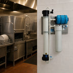 Thumbnail image #3 for Antunes Vizion VZN-541V Vertical Ultrafiltration Water Filtration Unit, 15 GPM, 0.015 Micron, Self-Cleaning, Stainless Steel Housing